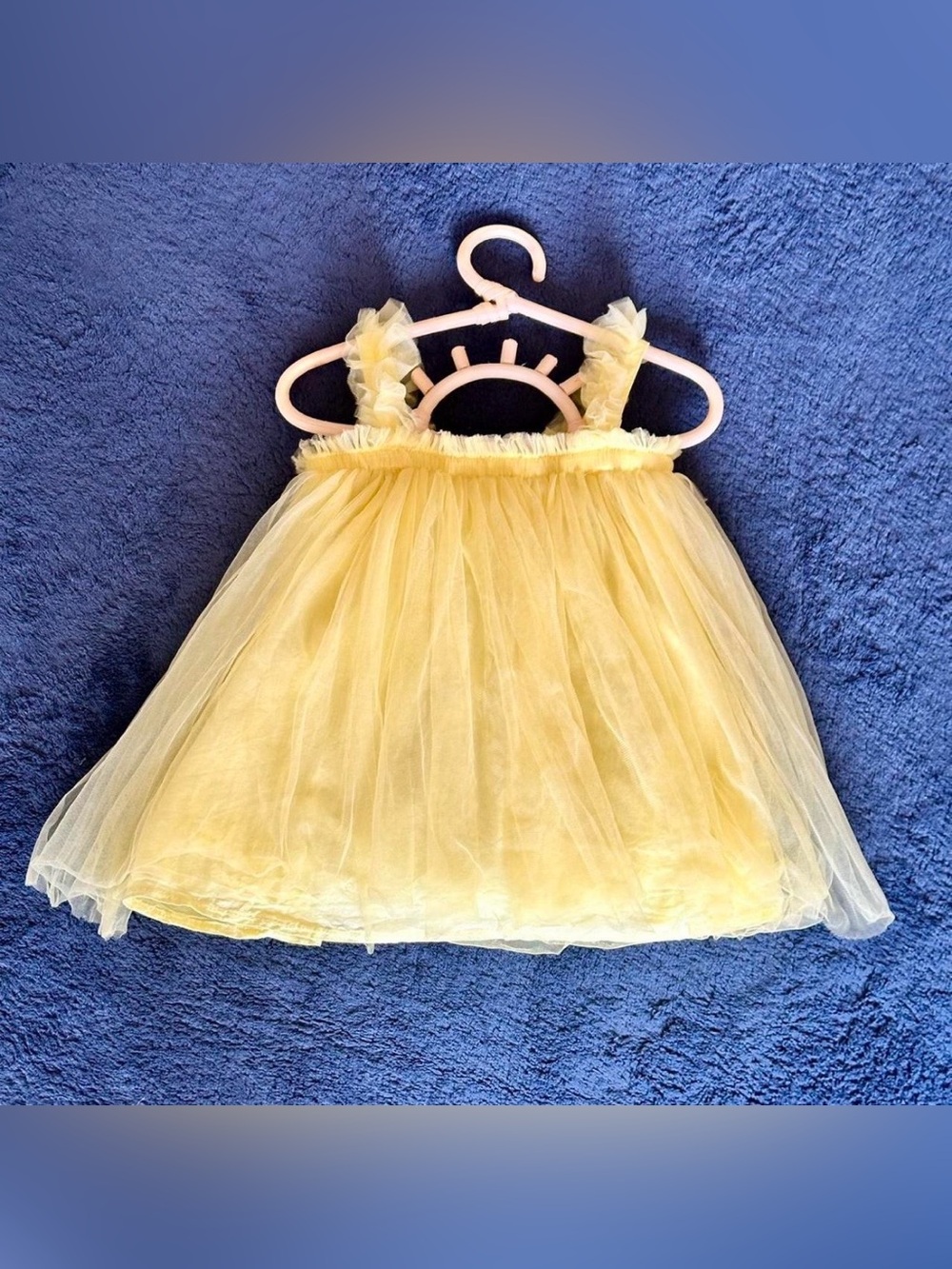 Baby Girl Yellow Tulle Dress | Size 90